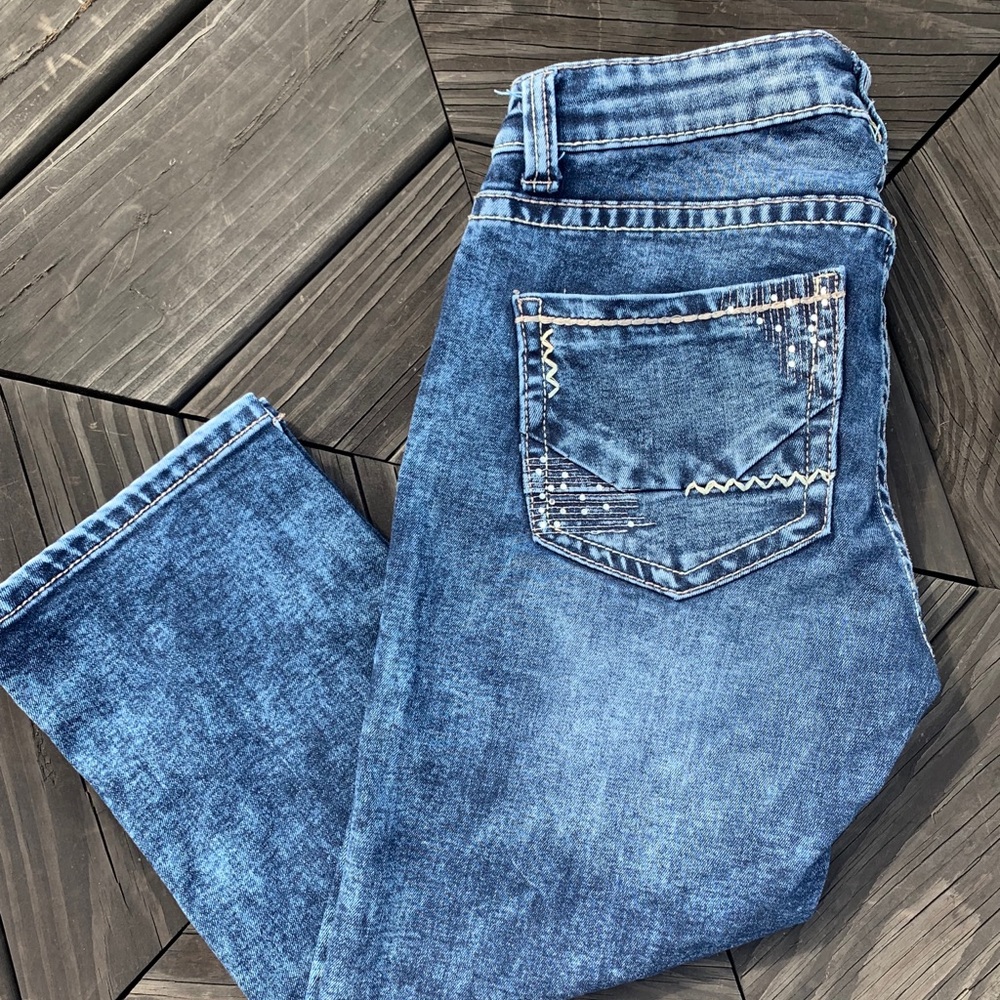 BKE DAYTRIP SKINNY STRETCH ARIES CAPRIS SIZE 26
